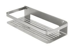 Tiger 1400230946 Caddy Duschkorb, groß, edelstahl gebürstet -