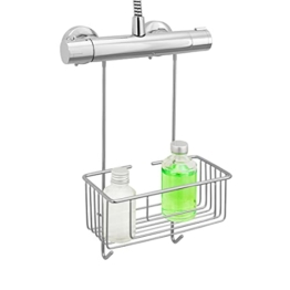 kowald ® Duschkorb zum Einhängen in die Armatur - Edelstahl - 100% Rostfrei - 1